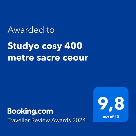 Studyo Cosy 400 Metre Sacre Ceour Apartment ปารีส ภายนอก รูปภาพ